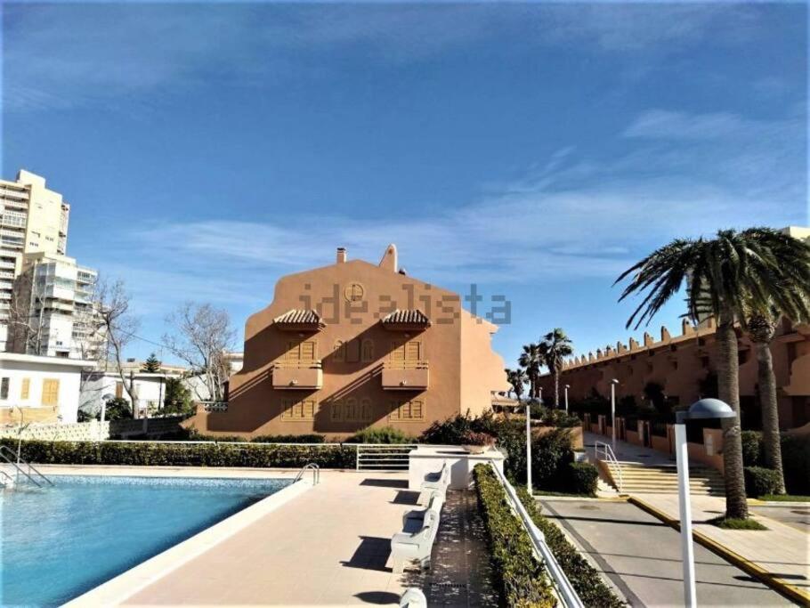 Chalet Adosado En La Playa De El Perellonet Con Piscina, Pista Tenis Valencia Exterior foto