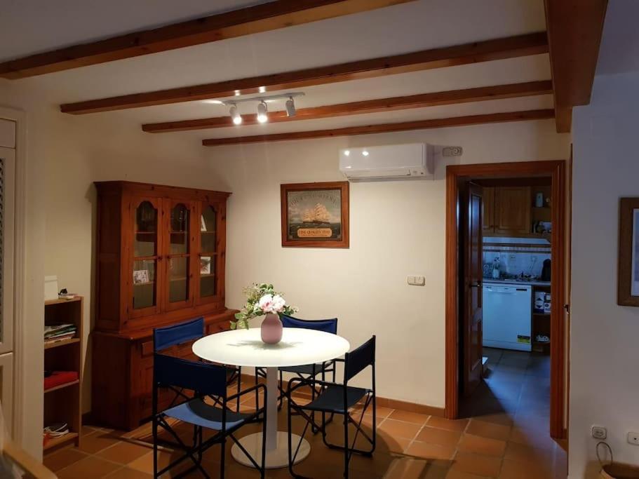 Chalet Adosado En La Playa De El Perellonet Con Piscina, Pista Tenis Valencia Exterior foto